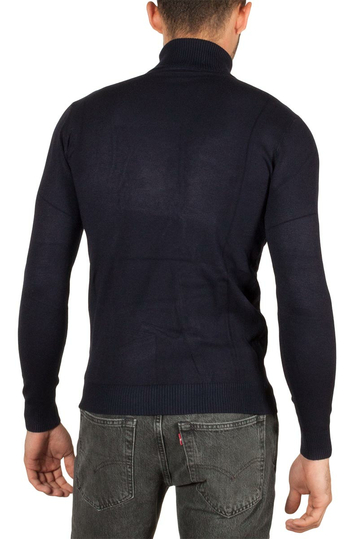 Ανδρικό πλεκτό ζιβάγκο navy Engell