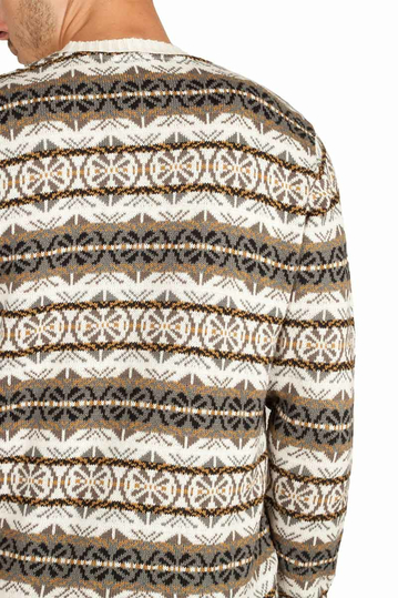 Anerkjendt Thorkild ζακάρ πουλόβερ κρεμ-μπρονζέ