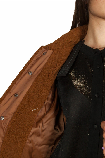 Minimum Vivien sherpa jacket light brown
