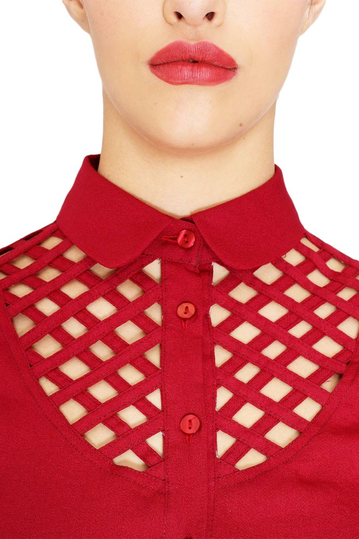 Pepaloves Serena shirt wine