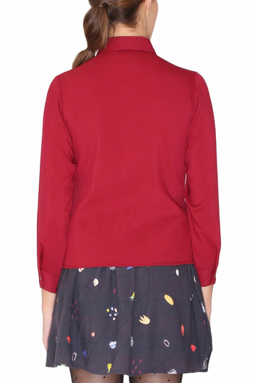 Pepaloves Serena shirt wine
