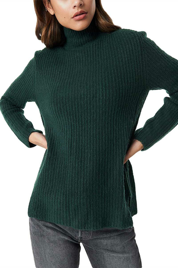 Rut & Circle Marielle turtleneck jumper forest green