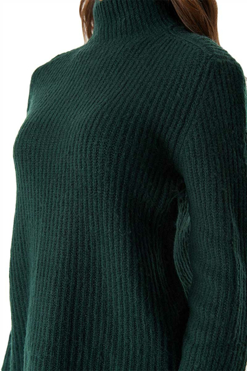 Rut & Circle Marielle turtleneck jumper forest green