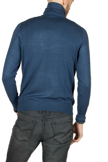 Ανδρικό πλεκτό ζιβάγκο βιζκόζη ίντιγκο