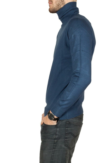 Ανδρικό πλεκτό ζιβάγκο βιζκόζη ίντιγκο