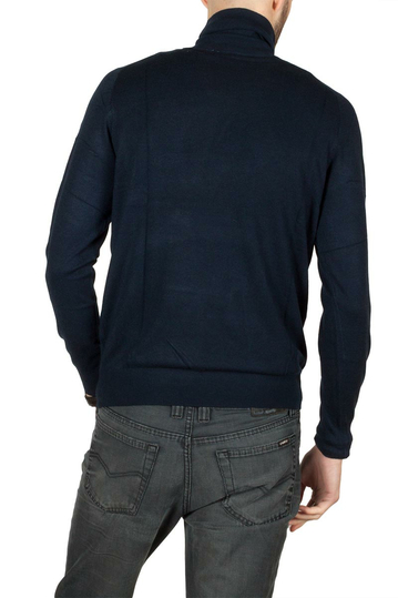 Ανδρικό πλεκτό ζιβάγκο βιζκόζη navy