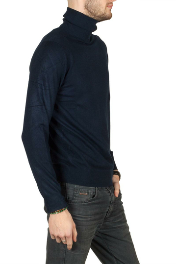 Ανδρικό πλεκτό ζιβάγκο βιζκόζη navy