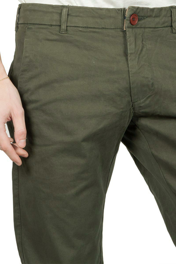 Gnious Jagowson chino παντελόνι σκούρο πράσινο