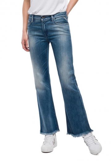 Replay cropped fit Carlida jeans medium dark