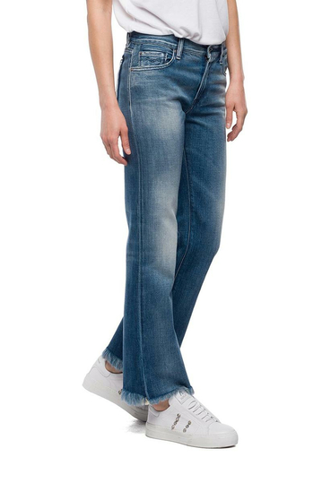 Replay cropped fit Carlida jeans medium dark