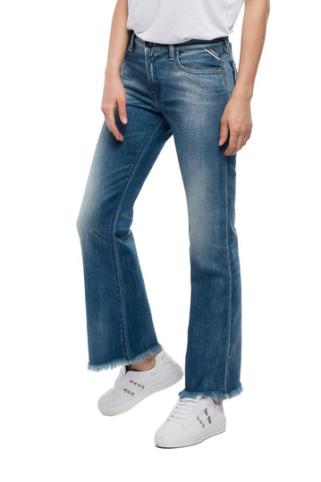 Replay cropped fit Carlida jeans medium dark