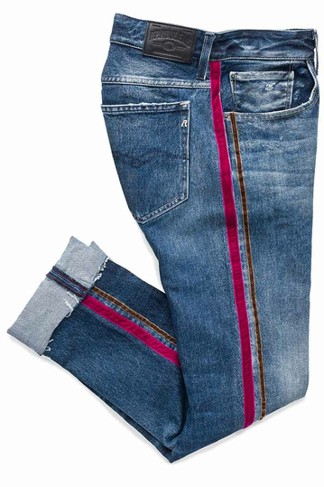 Replay Heter boyfriend original re-worked jeans medium dark