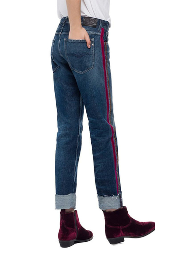 Replay Heter boyfriend original re-worked jeans medium dark