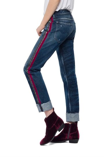 Replay Heter boyfriend original re-worked jeans medium dark