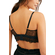 Free People Evelina metallic embroidered bralette onyx