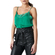 Rut & Circle Stine lace neck cami top green