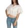 Free People Allora Allora cropped top with crochet yoke