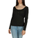 Rut & Circle long sleeve top black