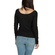 Rut & Circle long sleeve top black