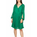 Rut and Circle wrap pleat dress green