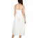 Rut and Circle button front strap dress white