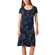 Skunkfunk Eneka Lyocell camo printed dress blue