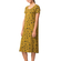 Skunkfunk Santzia midi dress mustard