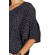 Artlove frill sleeve blouse navy