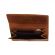 Hill Burry women's leather tri fold wallet brown