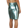 Migle + me faux-leather party skirt light mint