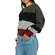 Thinking Mu cropped sweater multi stripe