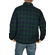 Globe Splicer plaid jacket argon blue