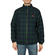 Globe Splicer plaid jacket argon blue