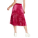 Rut & Circle Bianca velvet plisse skirt