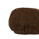 Wool flat cap tweed brown