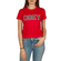 Obey Tough shrunken t-shirt red