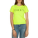 Obey Novel 2 shrunken t-shirt safety green