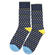 Democratique socks originals polka dot shaded blue