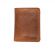Hill Burry men's leather vertical wallet RFID brown