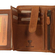 Hill Burry men's leather vertical wallet RFID brown