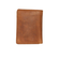 Hill Burry men's leather vertical wallet RFID brown