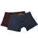 Levi's® solid basic boxer bordeaux-blue 2-pack