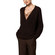 Rut & Circle Melody V-neck knit dark brown