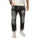 Men's slim fit destroyed jeans