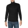 Men's roll neck sweater black