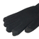 Knitted touch screen gloves black