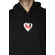 Huf Plastic heart hoodie black