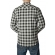 Men's flannel shirt black/grey check
