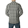 Men's flannel shirt black/grey check