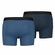Levi's® optical illusion boxer brief 2-pack blue